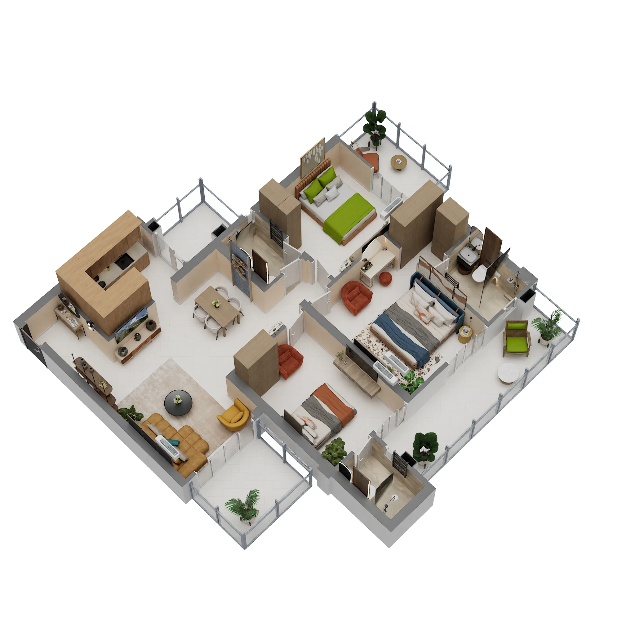 Divyansh Green Heights — floor plan 4