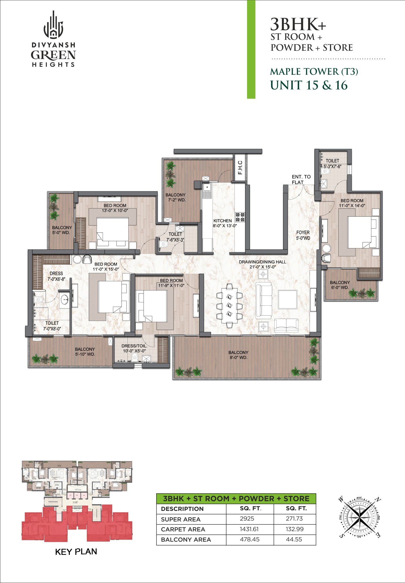 Divyansh Green Heights — floor plan 5