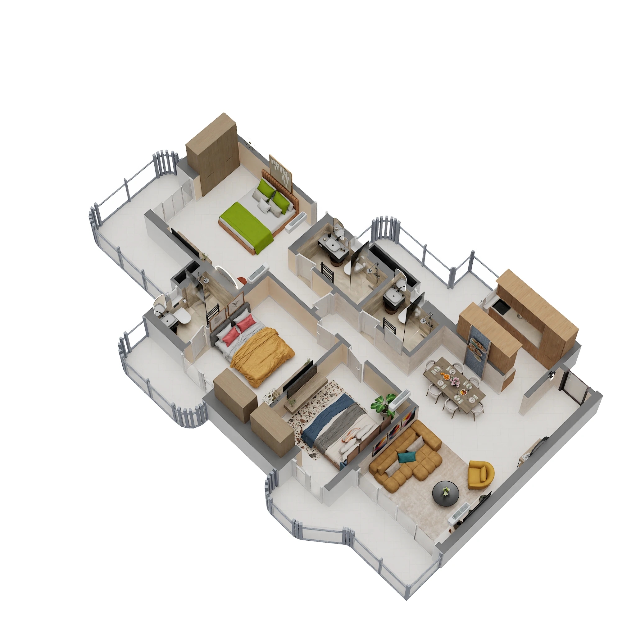 Eldeco Whispers Of Wonder — floor plan 4