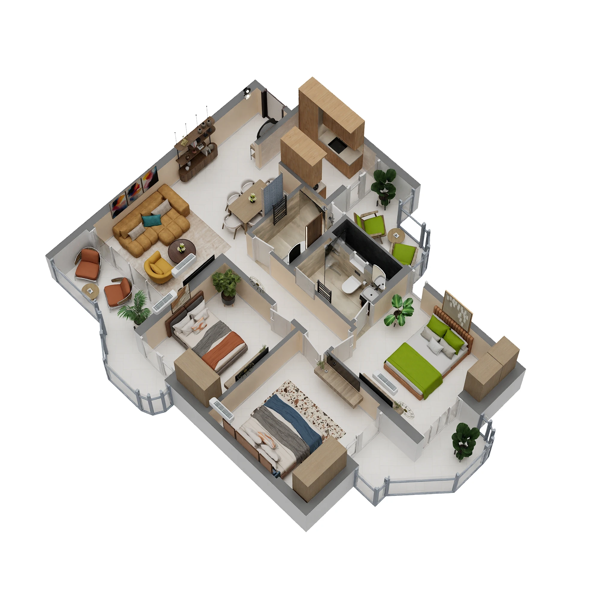 Eldeco Whispers Of Wonder — floor plan 6