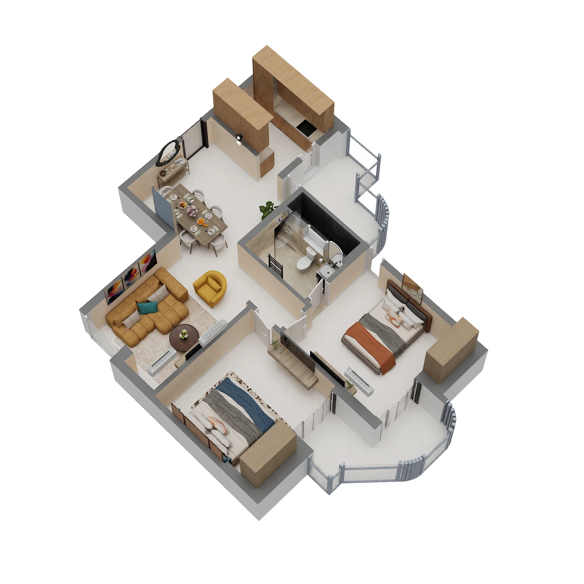 Eldeco Whispers Of Wonder — floor plan 2