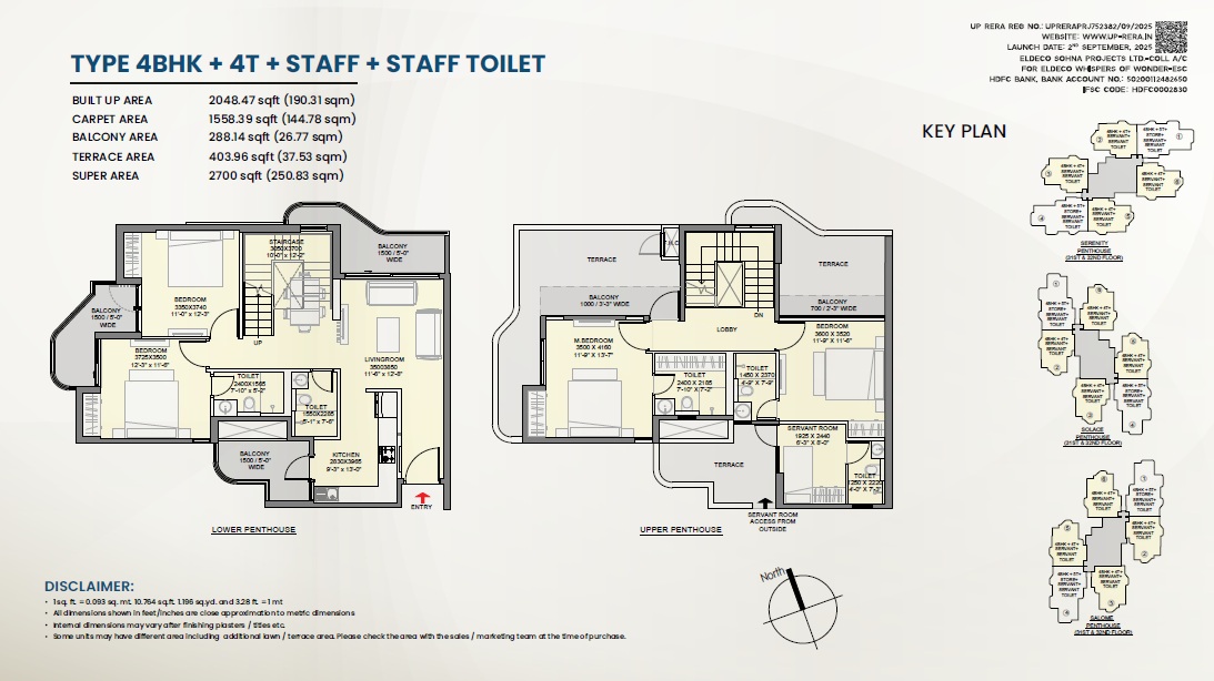 Eldeco Whispers Of Wonder — floor plan 8