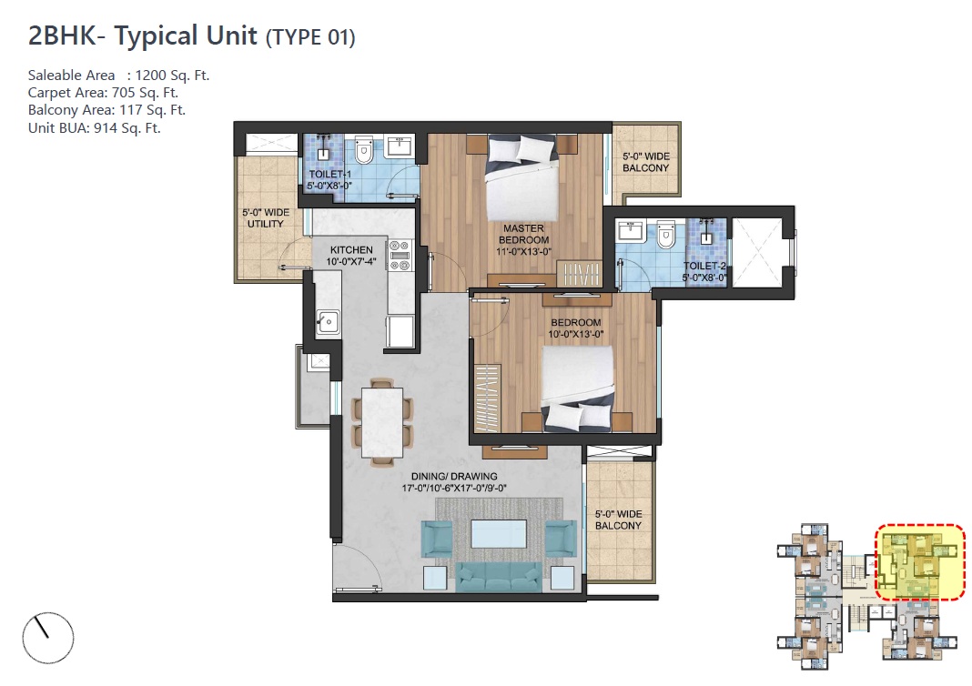 Imperia The Sephyra — floor plan 1