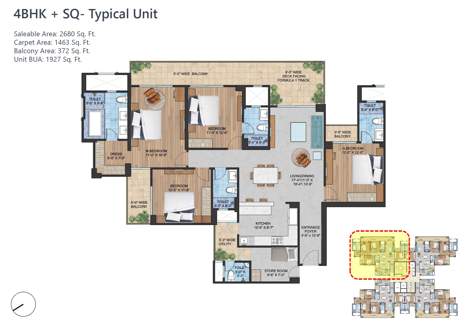 Imperia The Sephyra — floor plan 3