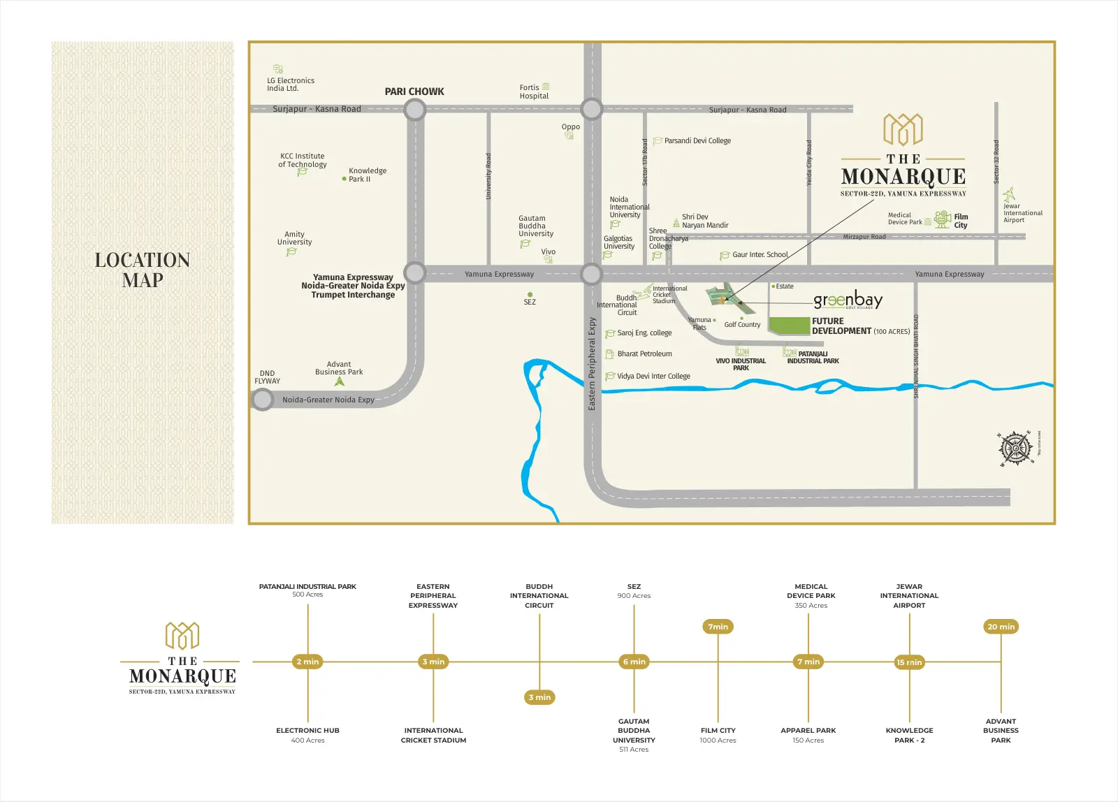 Greenbay The Monarque — location map 1