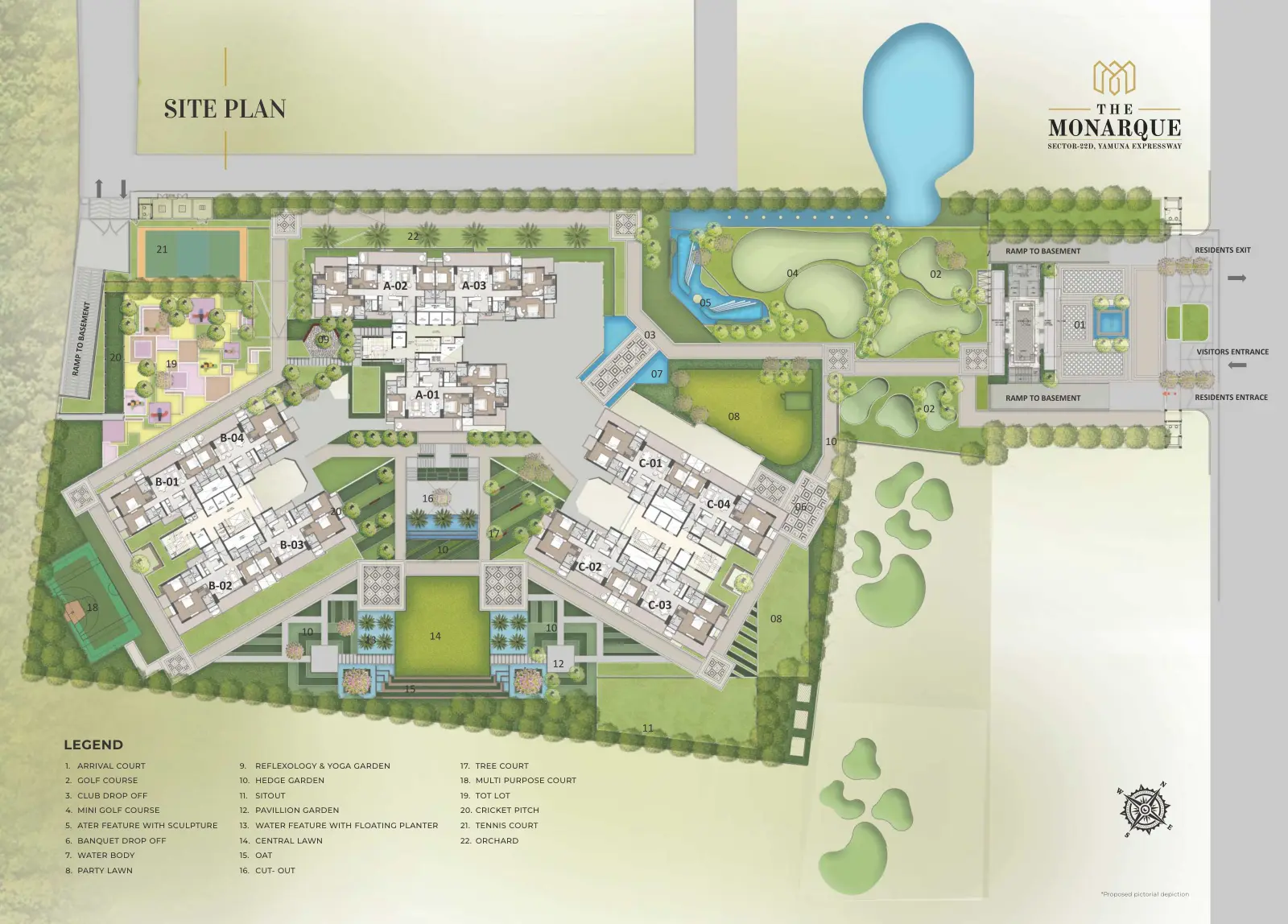 Greenbay The Monarque — site plan 1