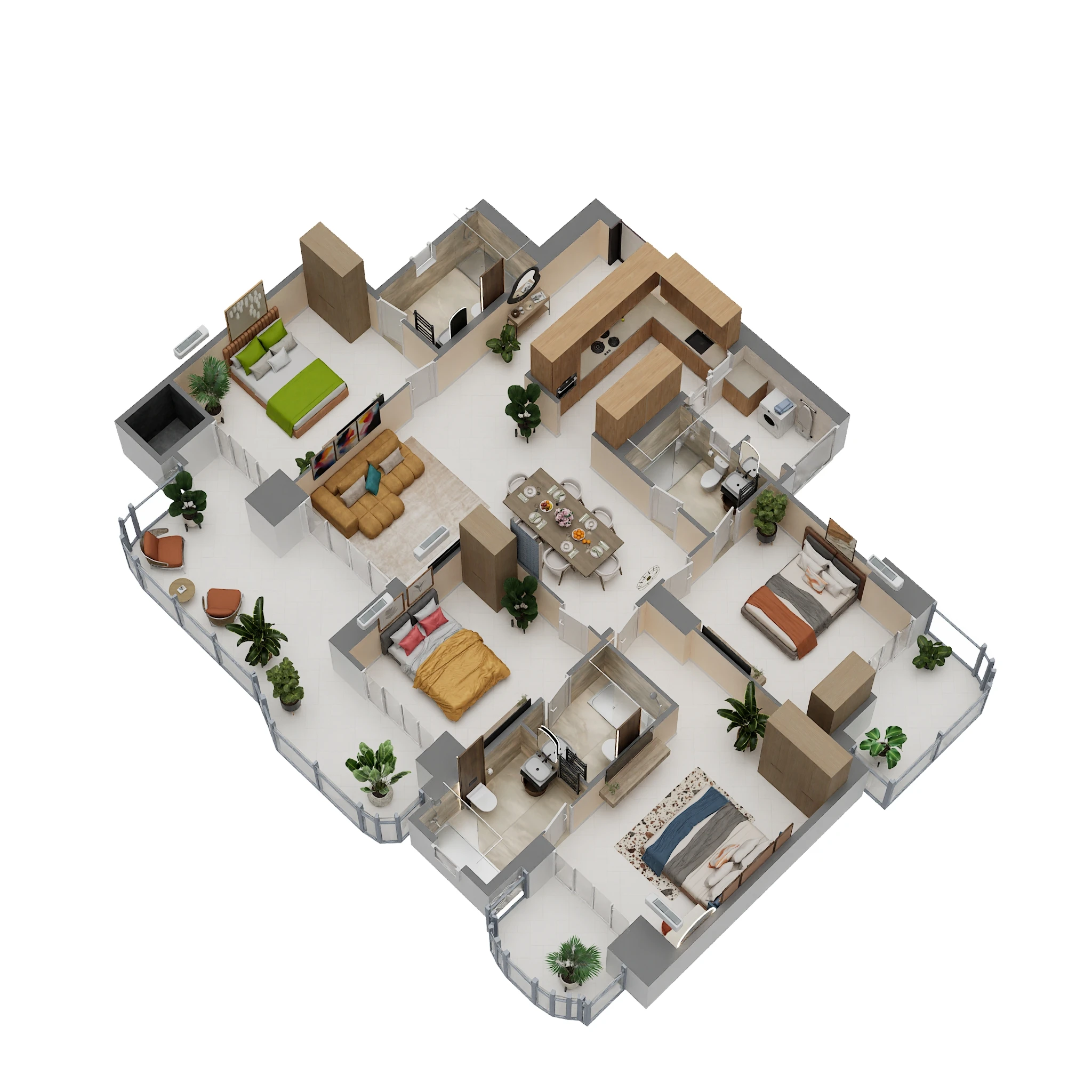 Gaur Chrysalis — floor plan 4