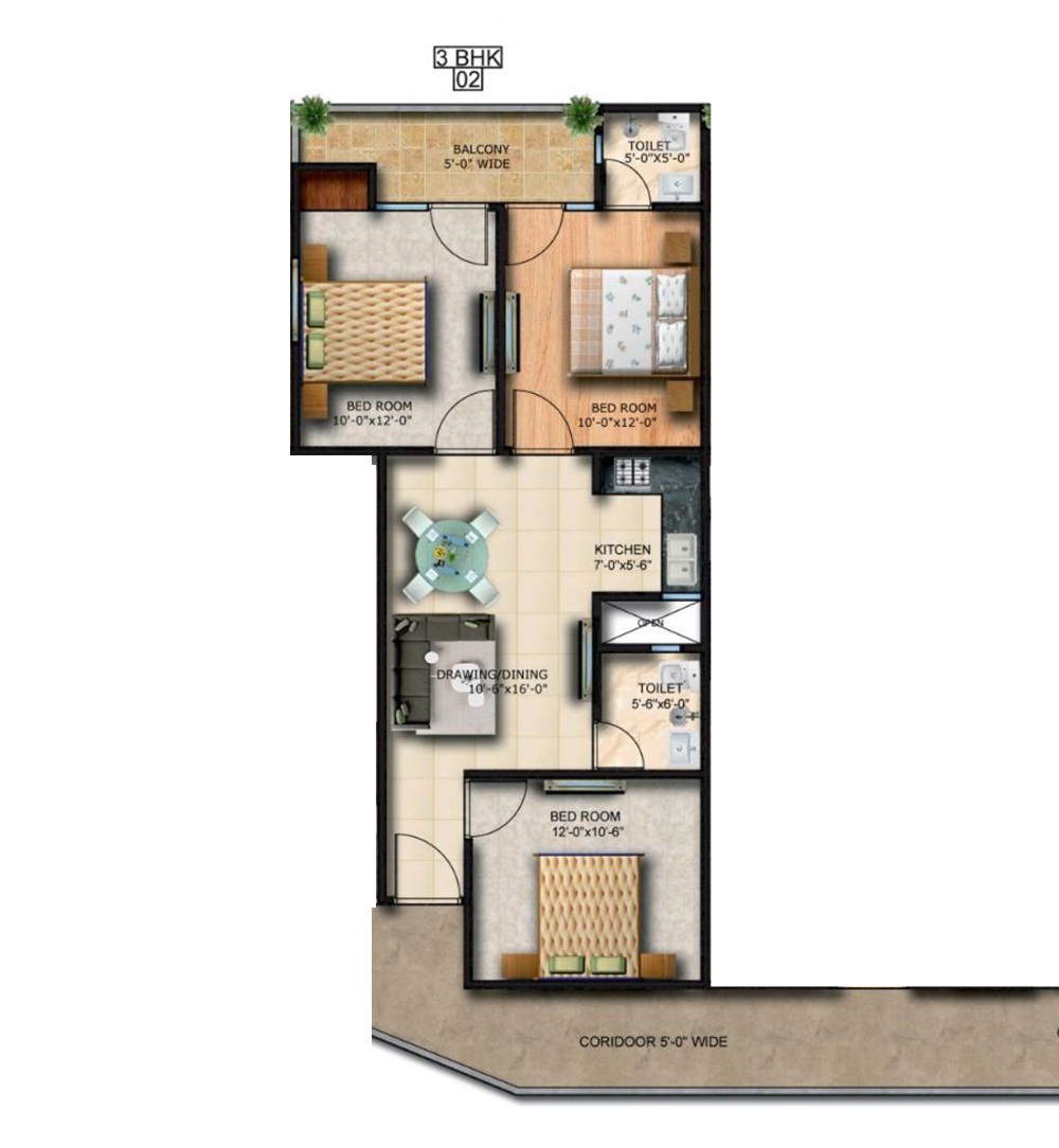 Trinity High Street — floor plan 3