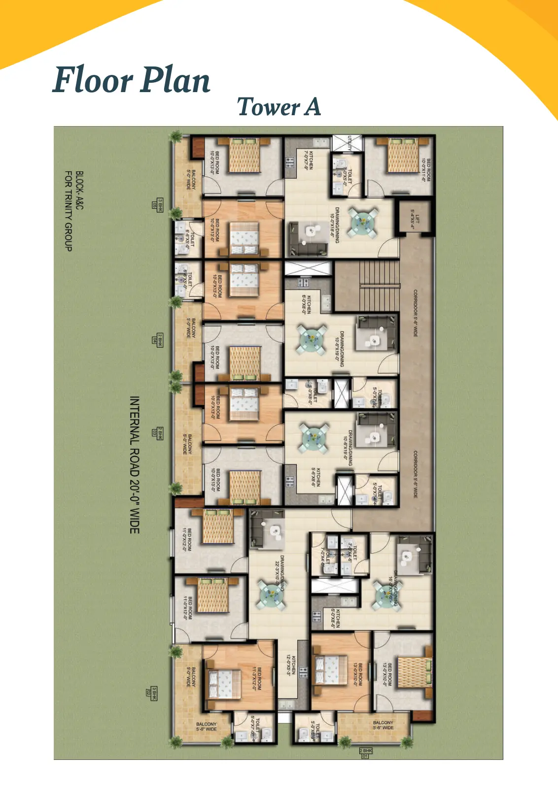 Trinity Trio — floor plan 1