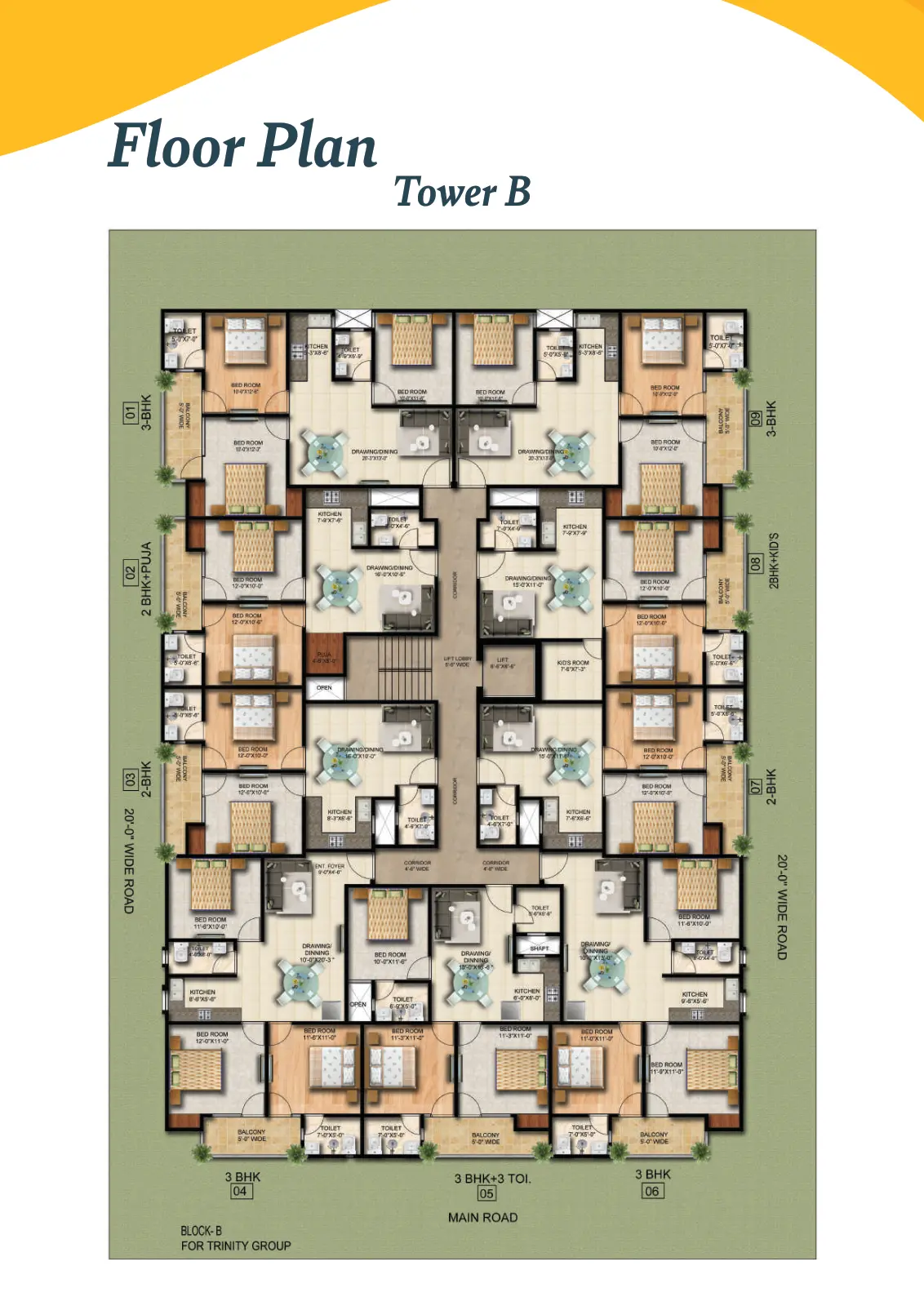 Trinity Trio — floor plan 2