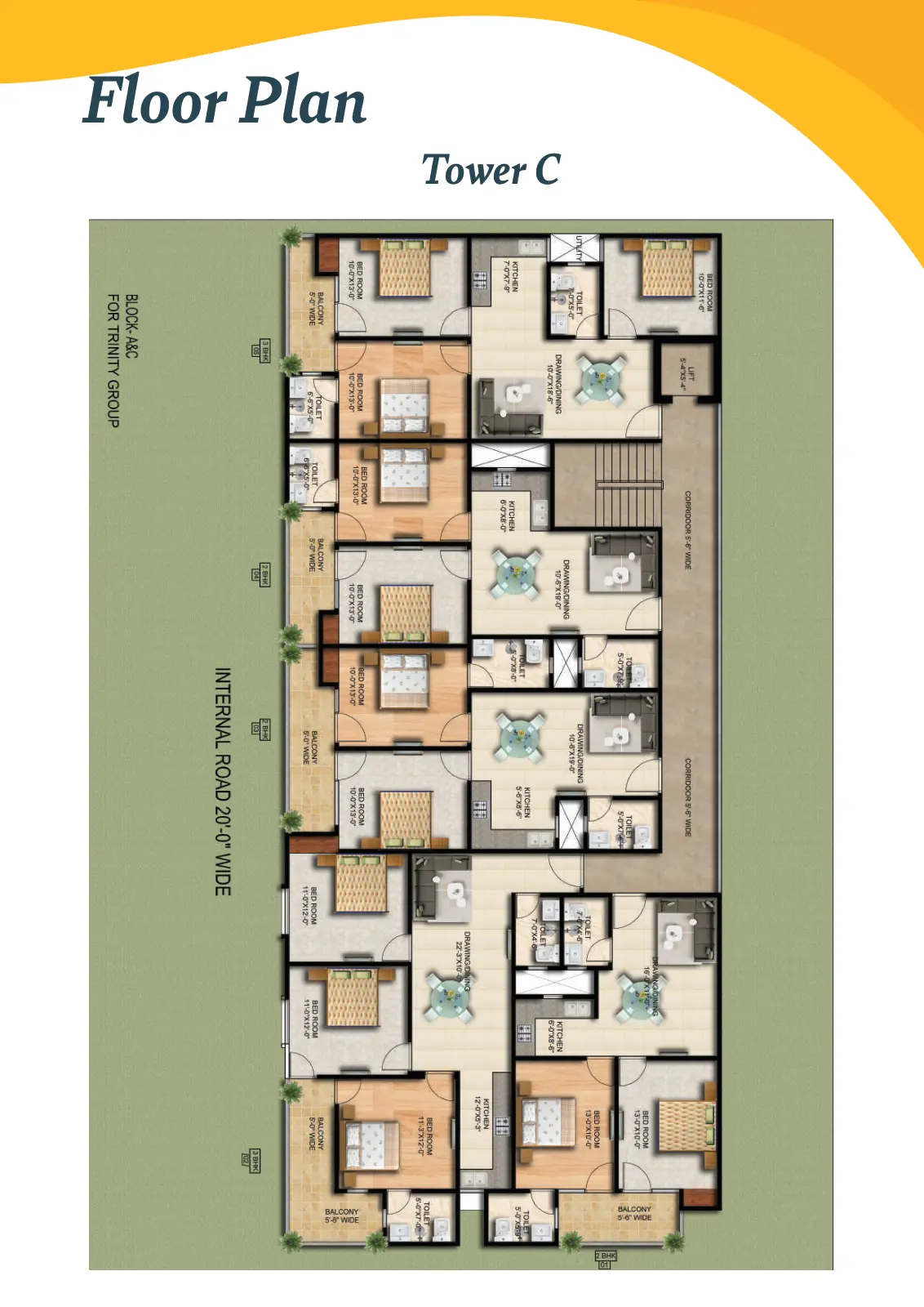 Trinity Trio — floor plan 3