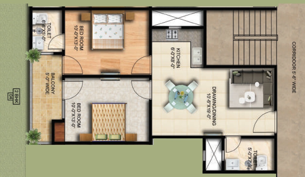 Trinity Trio — floor plan 4