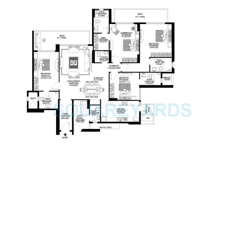 DLF The Crest — floor plan 6