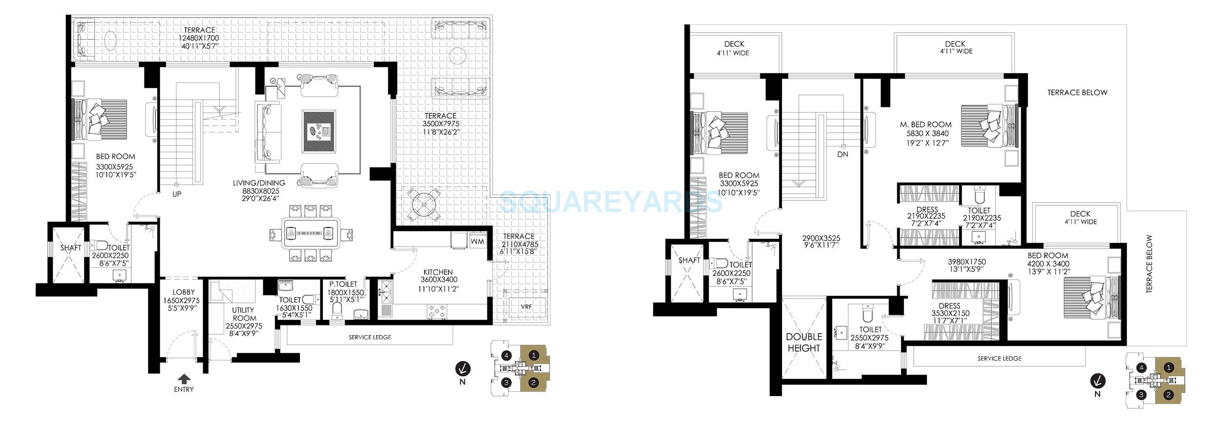 DLF The Crest — floor plan 10