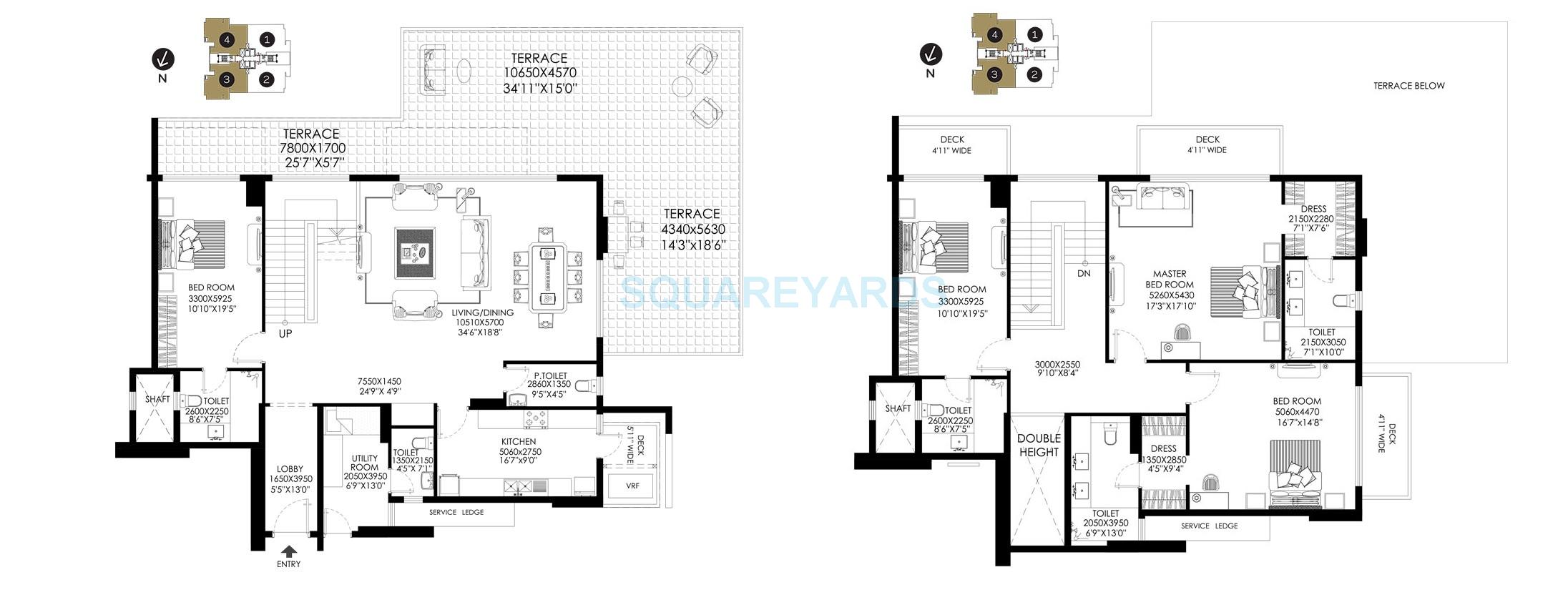 DLF The Crest — floor plan 11
