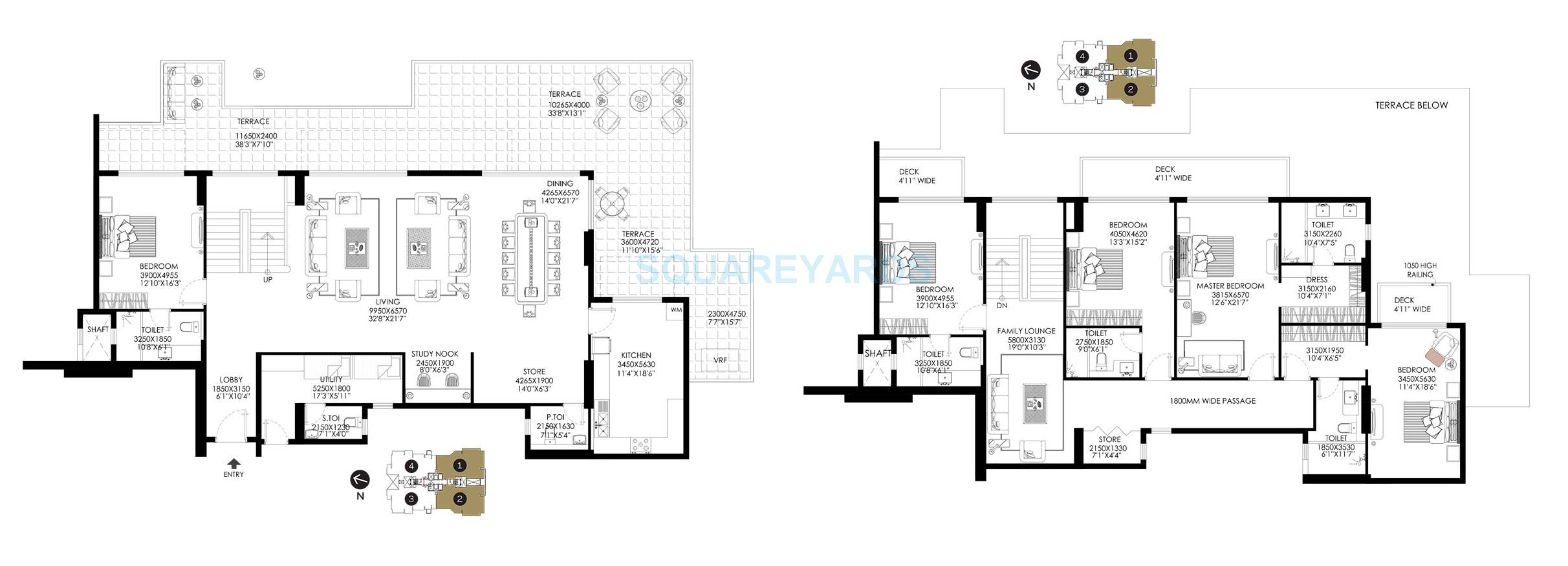 DLF The Crest — floor plan 12
