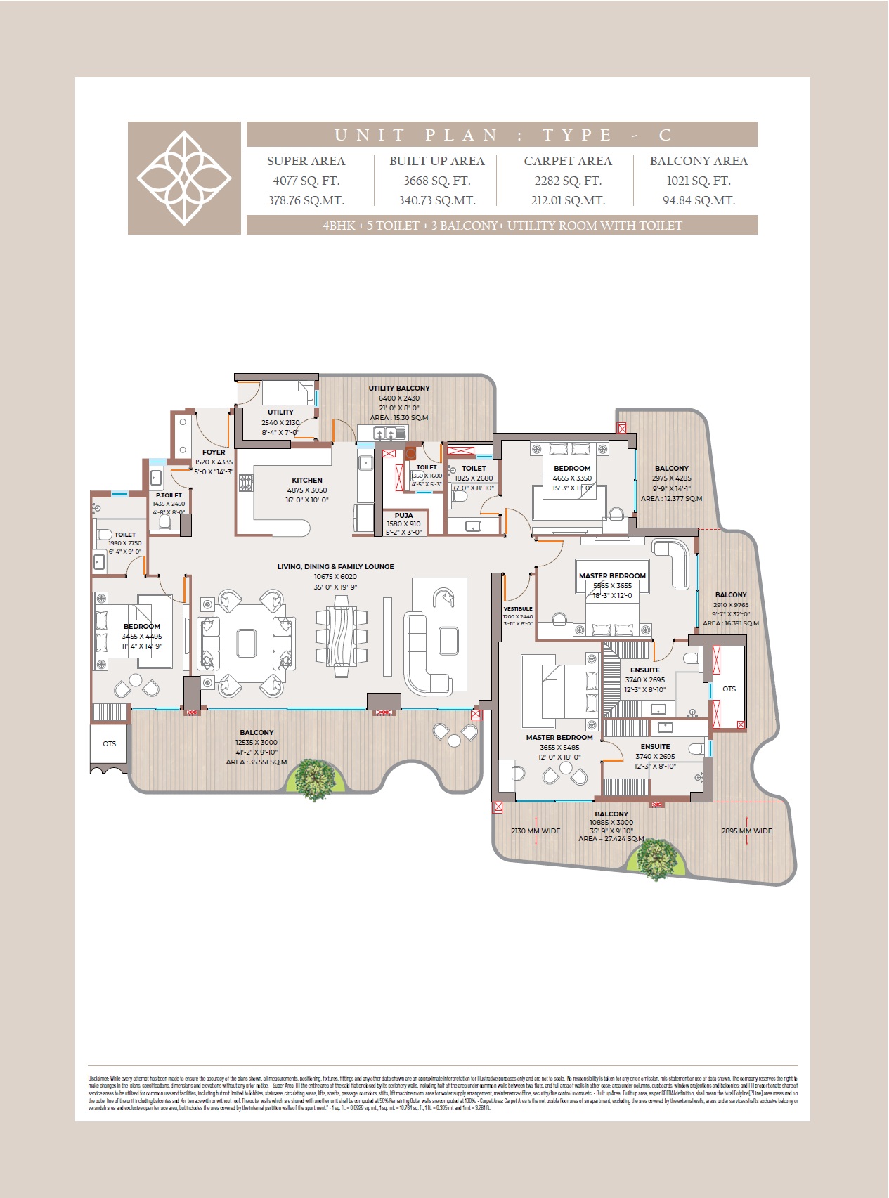 Clove County — floor plan 1