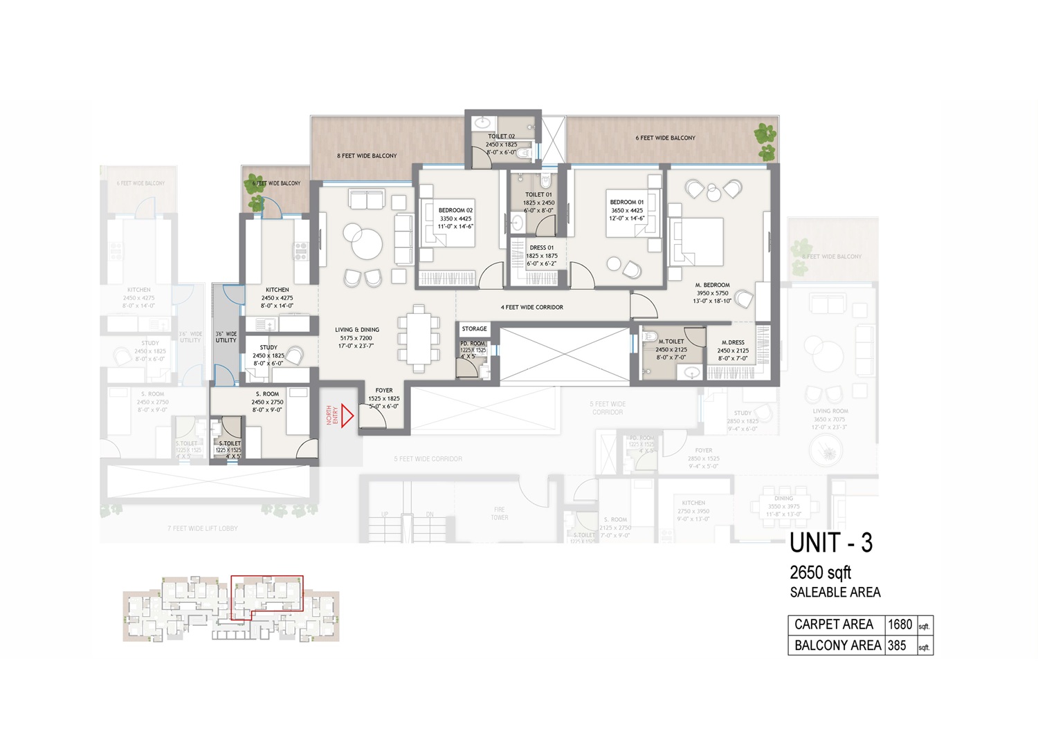 Bhumika The Icon — floor plan 1