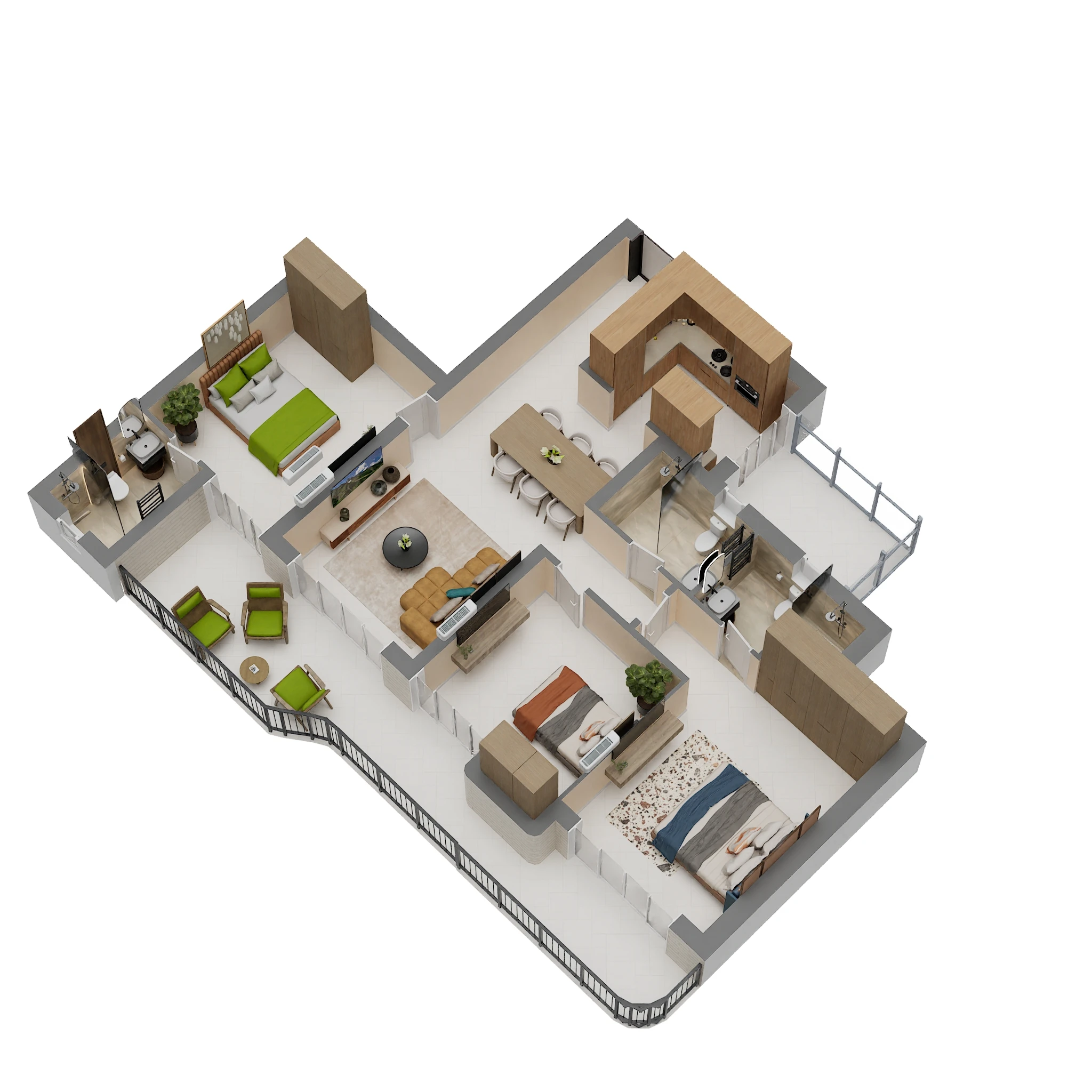 Eldeco 7 Peaks Residences — floor plan 2