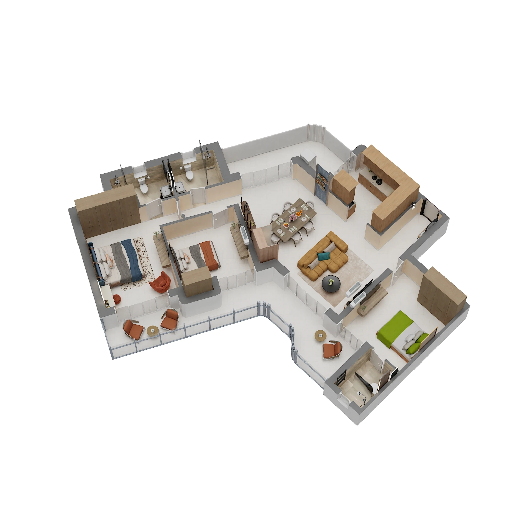 Eldeco 7 Peaks Residences — floor plan 4