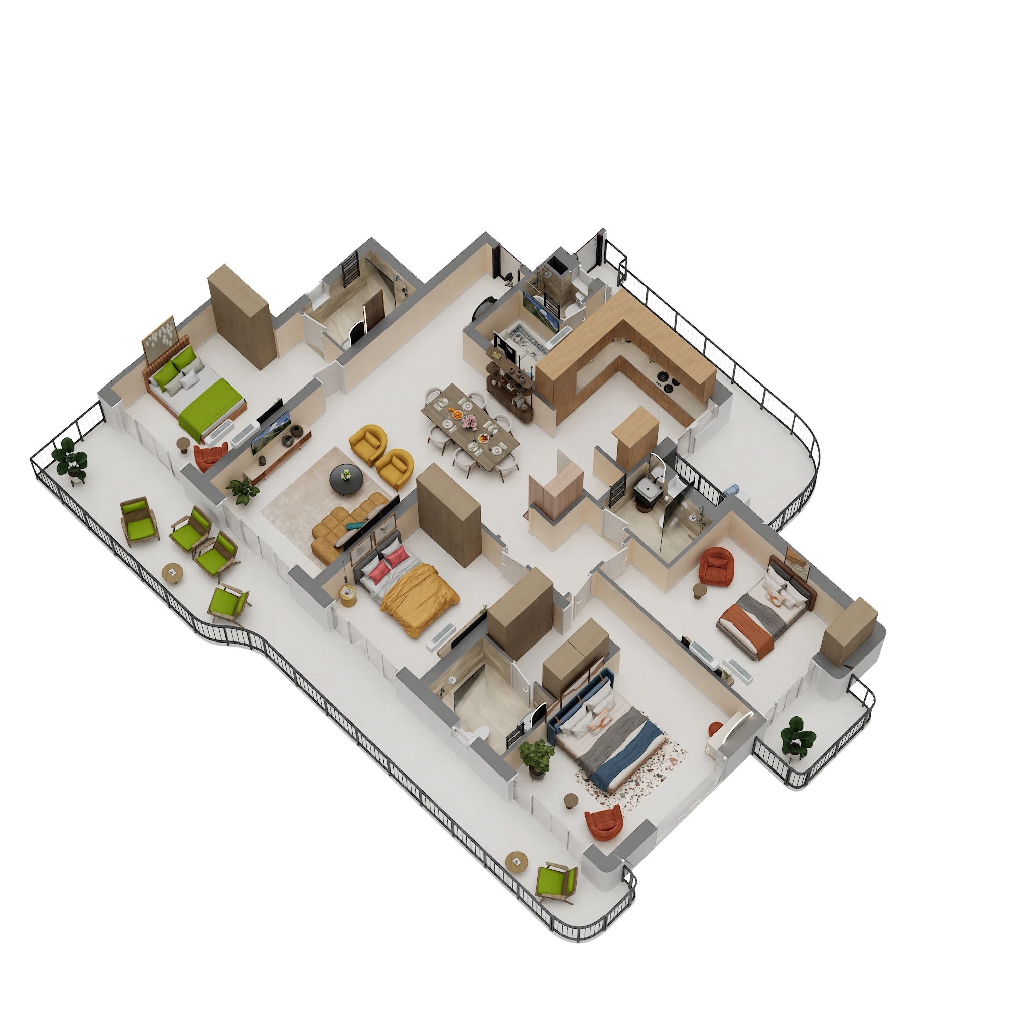 Eldeco 7 Peaks Residences — floor plan 8