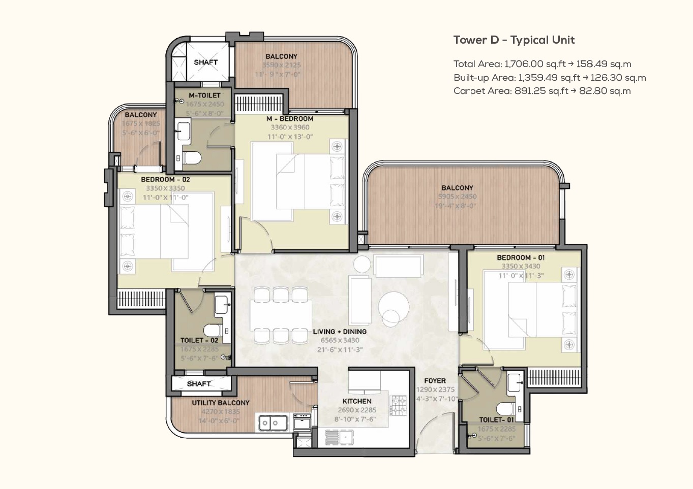 Arihant Seasons — floor plan 1