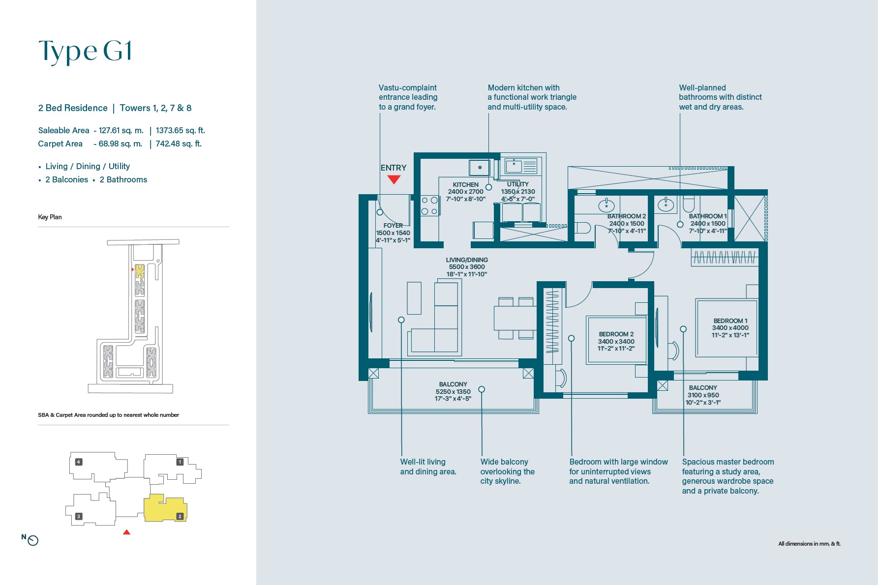 SOBHA Rivana — floor plan 2