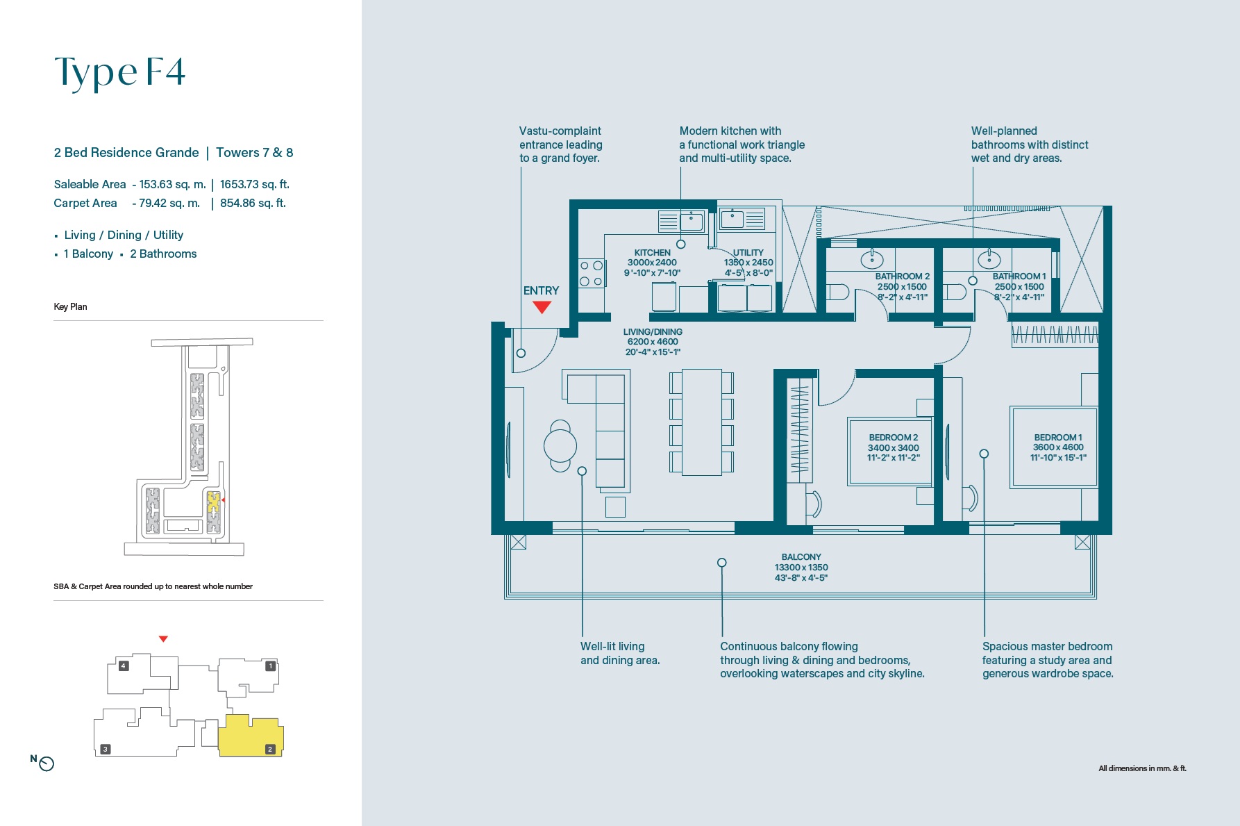 SOBHA Rivana — floor plan 3