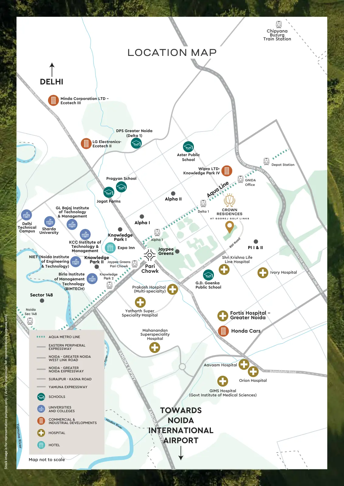 Godrej Crown Residences — location map 1