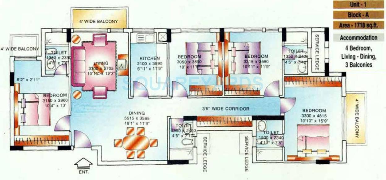 DLF The Belvedere Park — floor plan 5