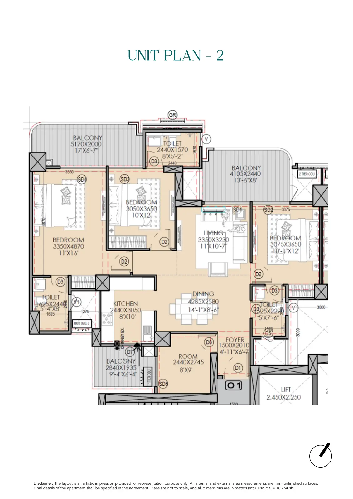 Gaur Alaris — floor plan 2