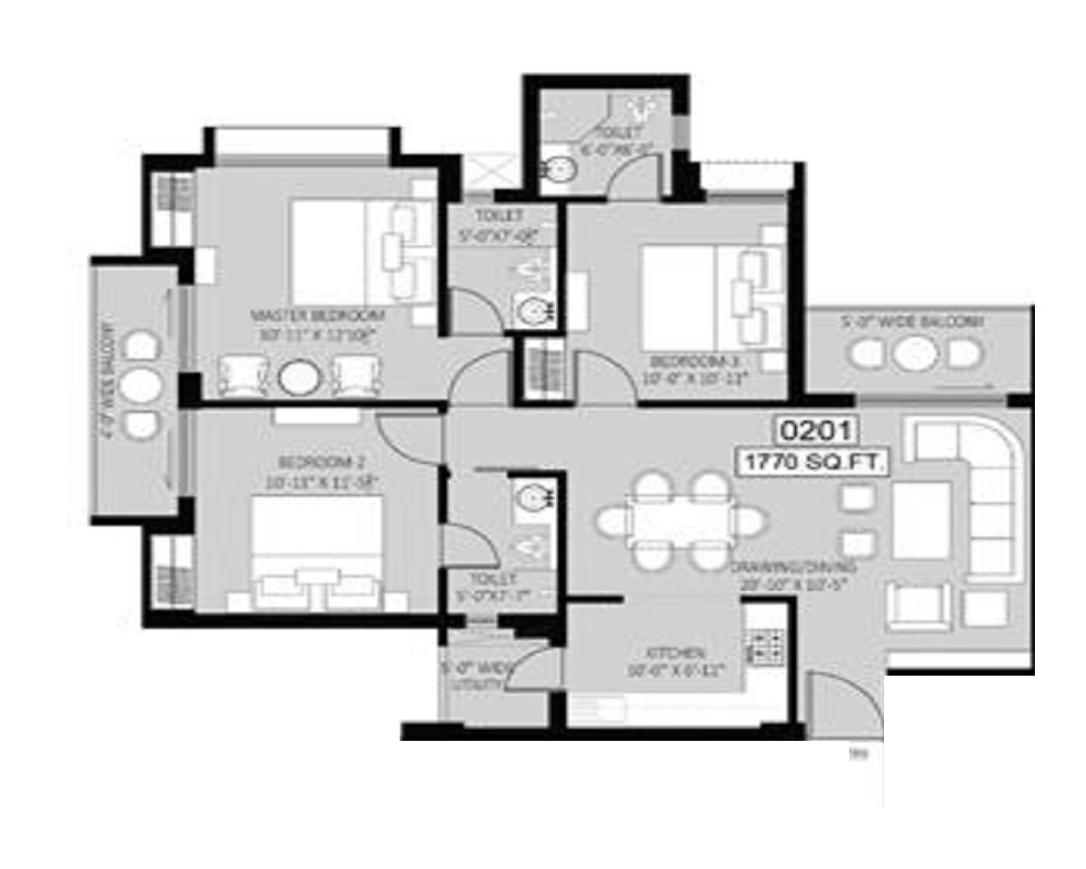 DAH NX one Hive — floor plan 1