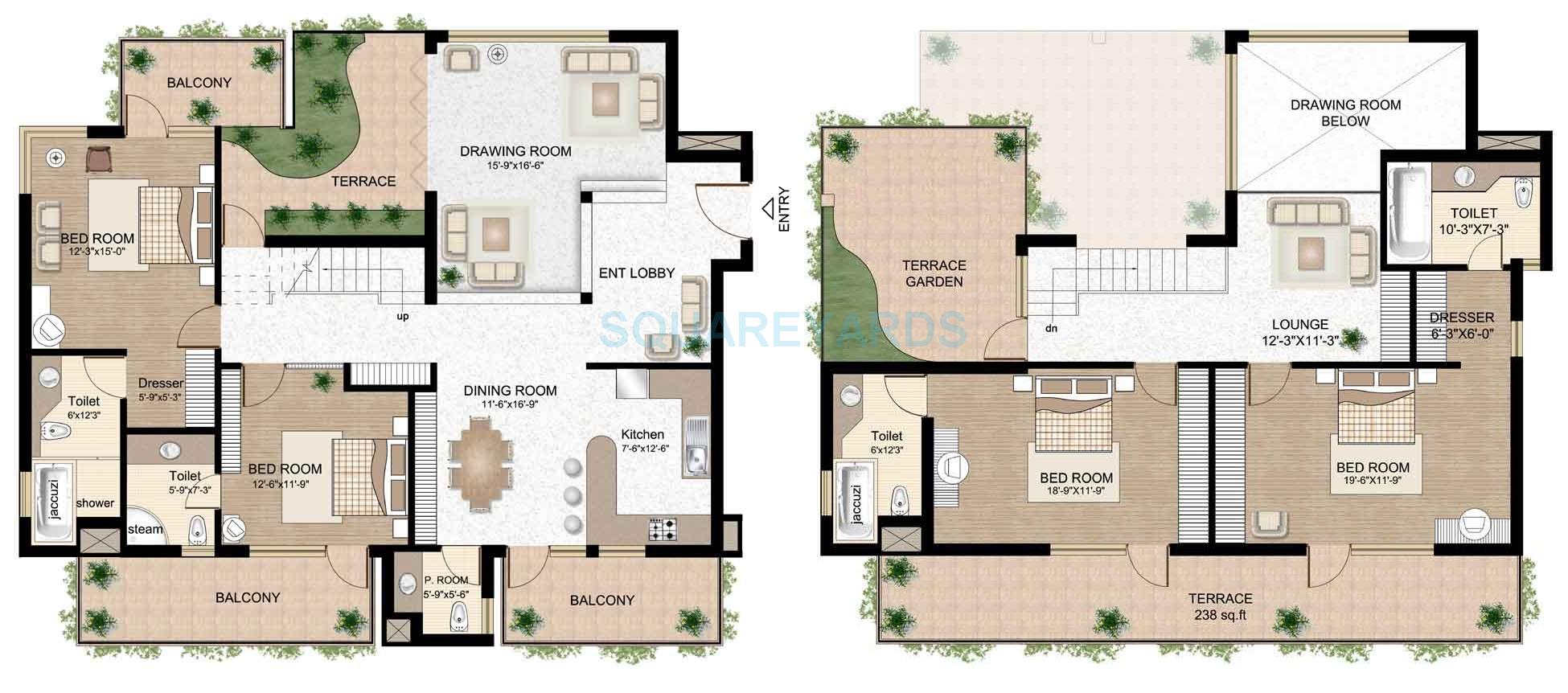 Raheja Atlantis — floor plan 4