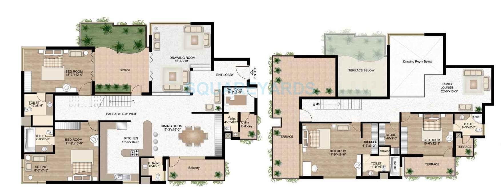 Raheja Atlantis — floor plan 5