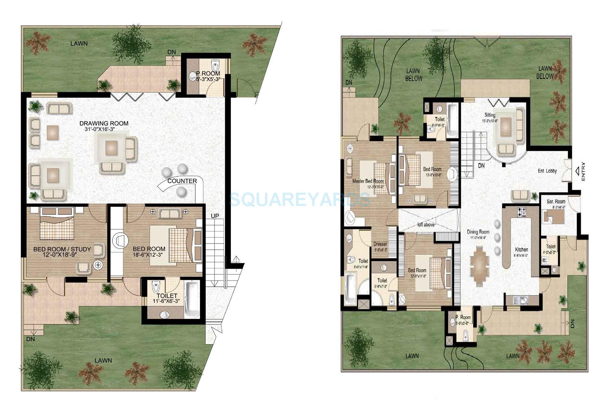 Raheja Atlantis — floor plan 7