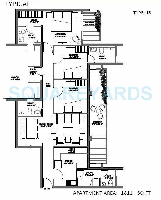 Spire Woods — floor plan 3