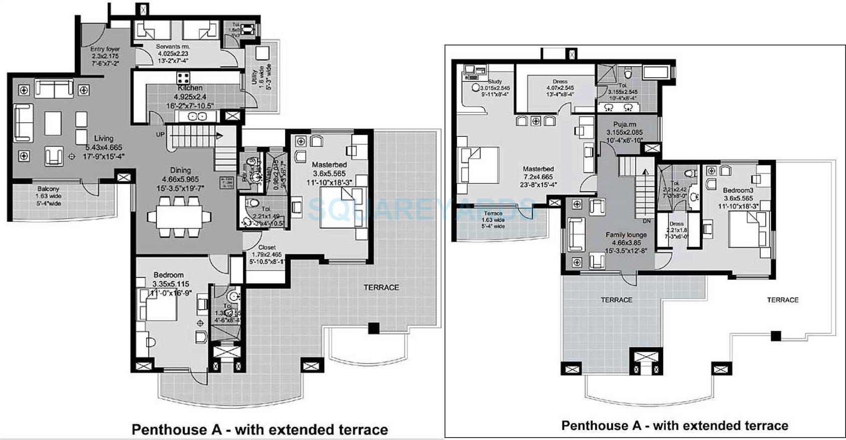 Unitech Uniworld City — floor plan 3