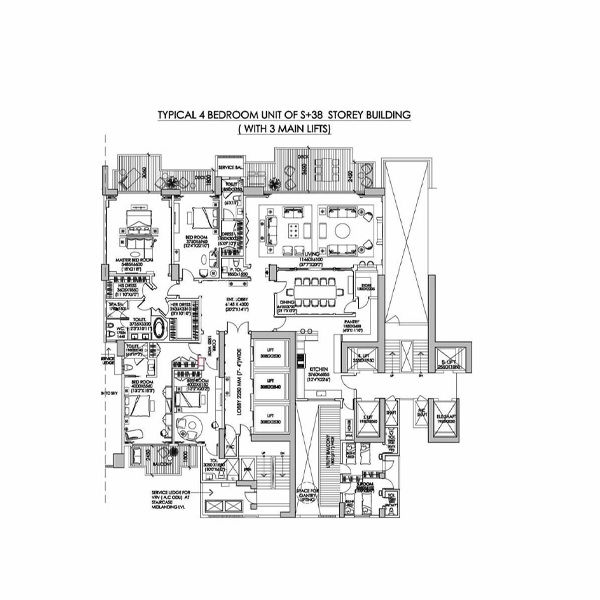 DLF The Camellias — floor plan 2
