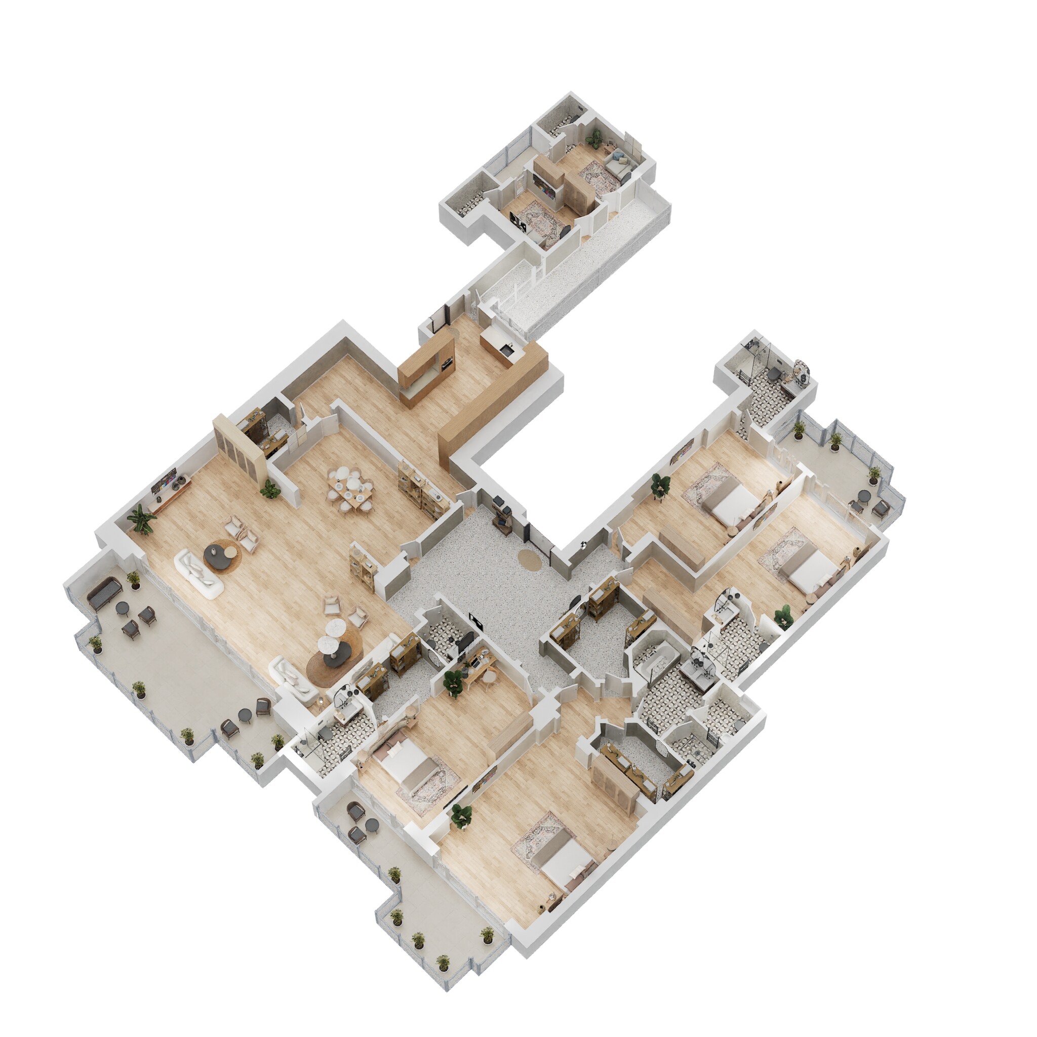 DLF The Camellias — floor plan 3