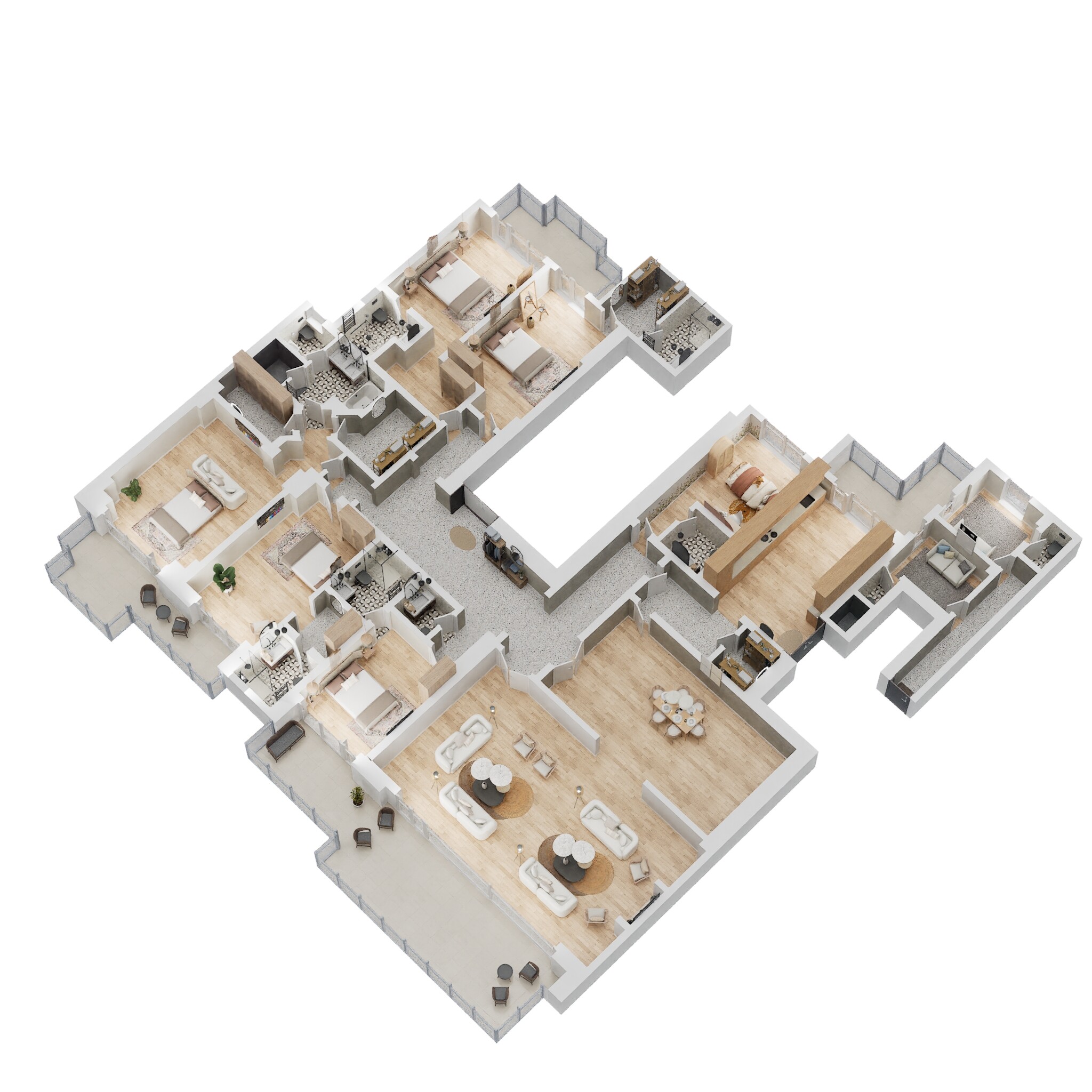 DLF The Camellias — floor plan 7