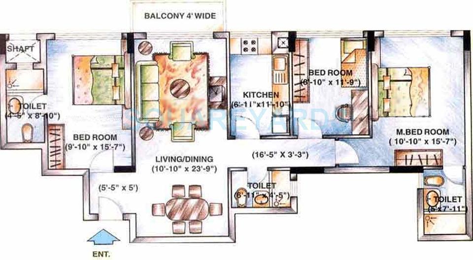 DLF Ridgewood Estate — floor plan 2