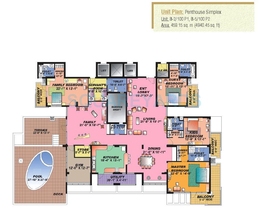 Sahara Grace Gurgaon — floor plan 10