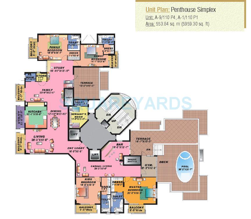 Sahara Grace Gurgaon — floor plan 11