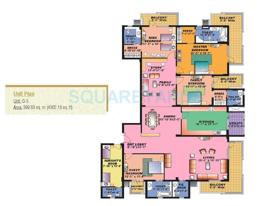 Sahara Grace Gurgaon — floor plan 15