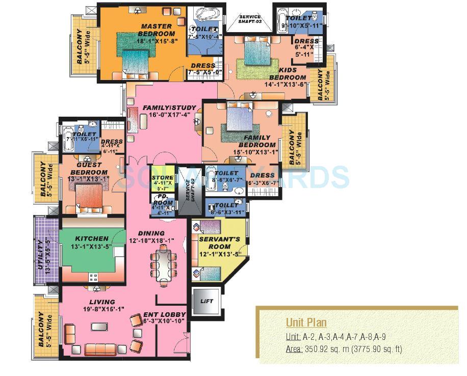 Sahara Grace Gurgaon — floor plan 17