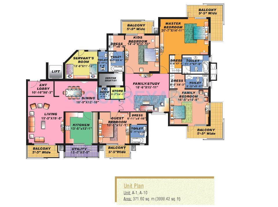 Sahara Grace Gurgaon — floor plan 18