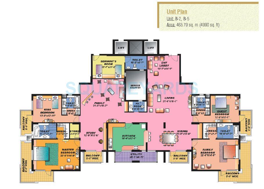 Sahara Grace Gurgaon — floor plan 19