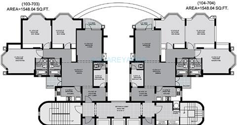 Unitech Palms — floor plan 5