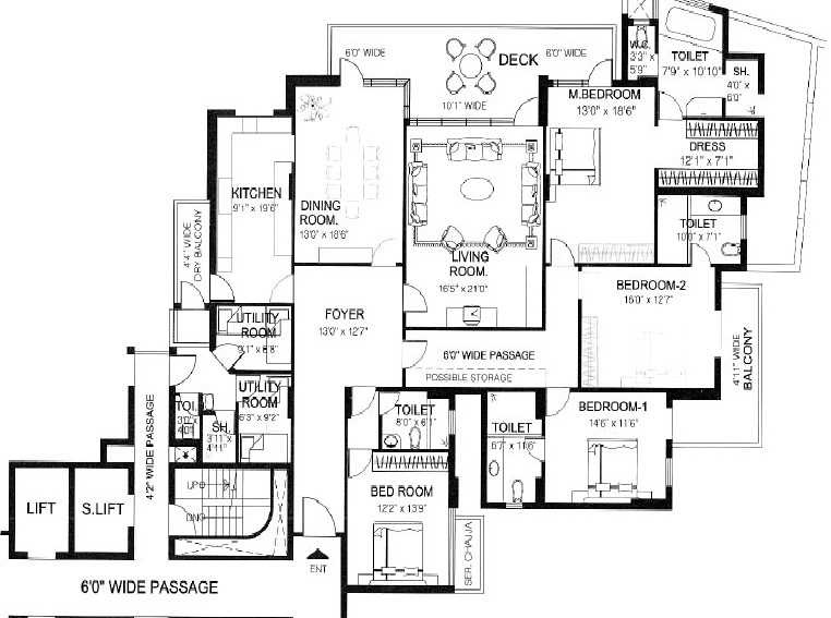 DLF The Pinnacle — floor plan 2