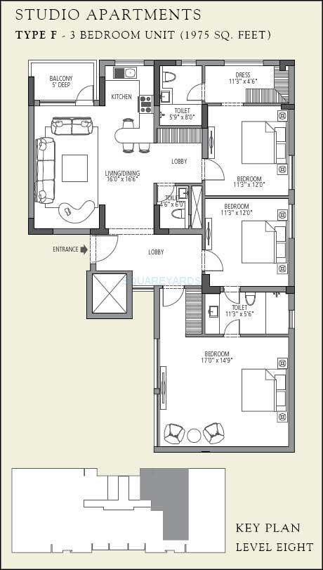 Emaar The Vilas — floor plan 5
